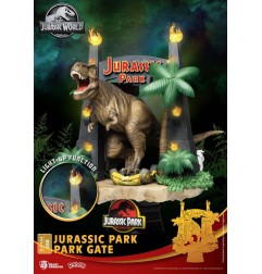 Jurassic Park - Diorama D-Stage Park Gate 15 cm