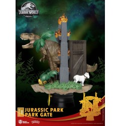Jurassic Park - Diorama PVC D-Stage Park Gate 15 cm
