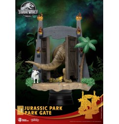 Jurassic Park - Diorama D-Stage Park Gate 15 cm
