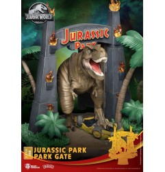 Jurassic Park - Diorama D-Stage Park Gate 15 cm