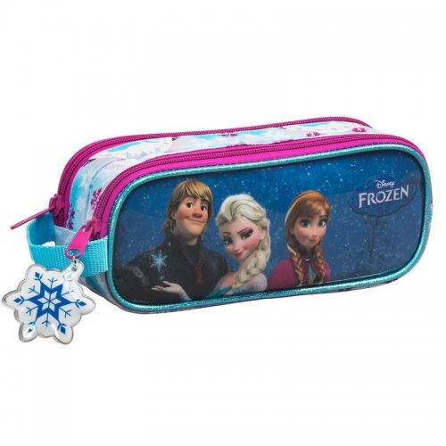 La Reine des neiges - Trousse double compartiments 21cm