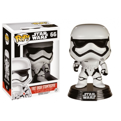 Star Wars Episode VII - Figurine POP! Vinyl Bobble Head First Order Stormtrooper 10 cm