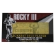 Rocky III - Réplique World Heavyweight Boxing Championship Ticket (plaqué or)