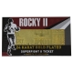 Rocky II - Réplique Superfight II Ticket (plaqué or)