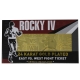 Rocky IV - Réplique East vs. West Fight Ticket (plaqué or)