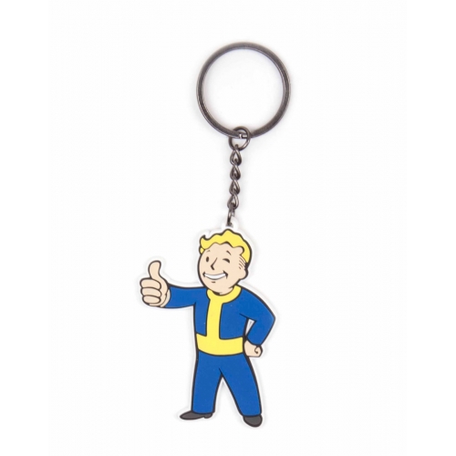 Fallout 4 - Porte-clés caoutchouc Vault Boy Approves