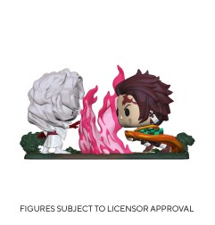 Demon Slayer: Kimetsu no Yaiba - Demon Slayer pack 2 POP Moment! Vinyl figurines Tanjiro vs. Rui 9 cm