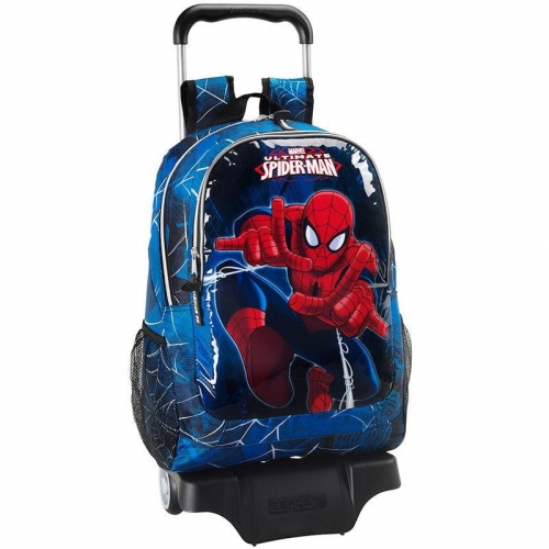 Spiderman - Sac à dos 33cm avec son trolley