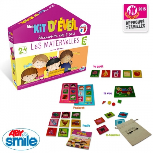 LES MATERNELLES - Mon kit d'éveil découverte des 5 sens