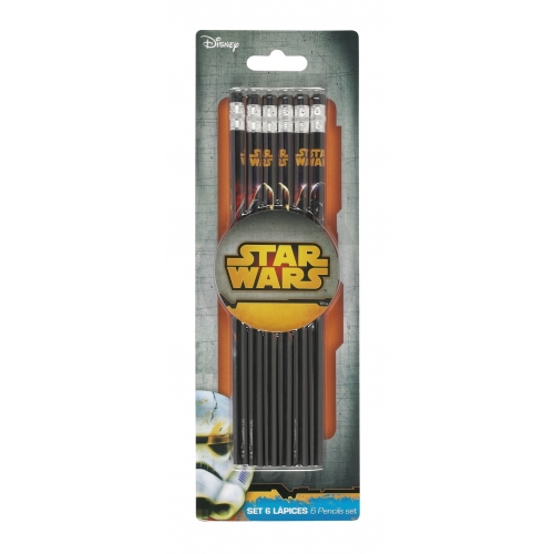 Star Wars - Set de 6 Stylos