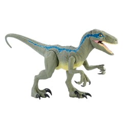 Jurassic Park - Jurassic World Dino Rivals figurine Super Colossal Velociraptor Blue 45 cm