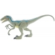 Jurassic World - Figurine Dino Rivals  Super Colossal Velociraptor Blue 45 cm