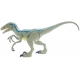 Jurassic World - Figurine Dino Rivals Super Colossal Velociraptor Blue 45 cm
