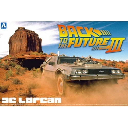 Retour vers le Futur III - Maquette 1/24 Delorean LK Coupe & Railroad