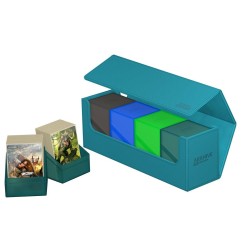 Ultimate Guard - Arkhive 400+ XenoSkin Monocolor Bleu Pétrole