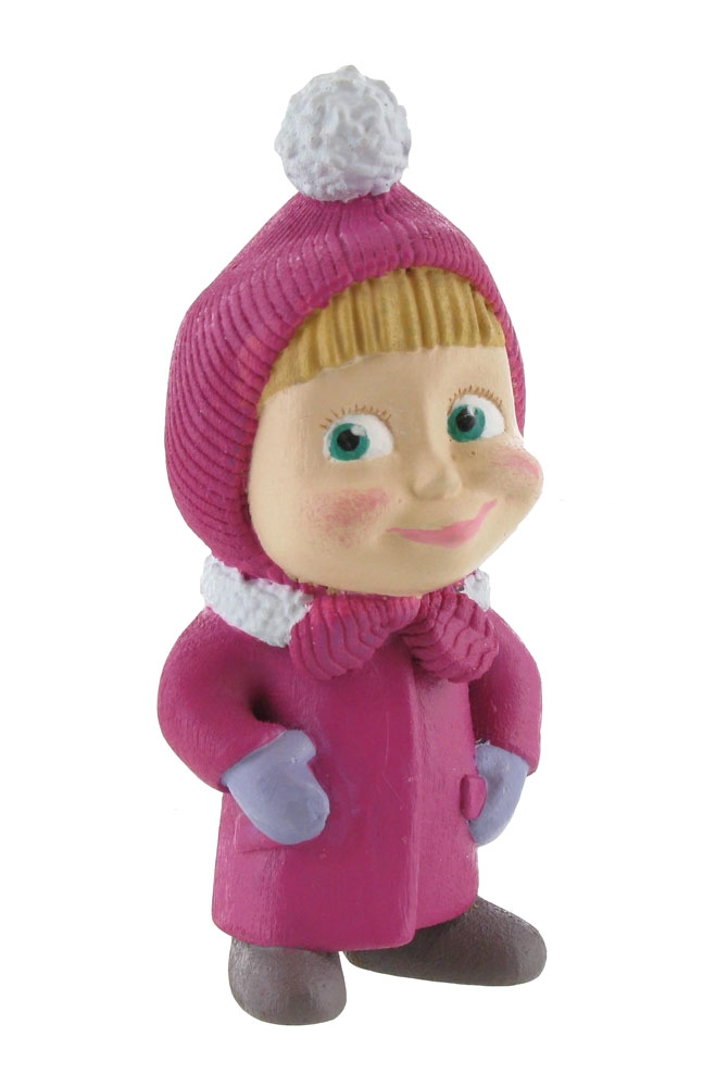 Macha et l'ours - Mini figurine Masha Winter 6 cm - Figurine-Discount