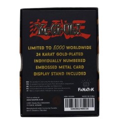 Yu-Gi-Oh ! - Réplique Card Baby Dragon (plaqué or)