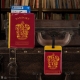 Harry Potter - Set étiquette de bagage & étui pour carte de transport Gryffindor