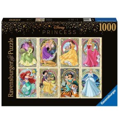Disney - Princess puzzle Collector's Edition Princesses art nouveau (1000 pièces)