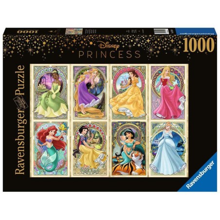 Disney - Princess puzzle Collector's Edition Princesses art nouveau (1000 pièces)