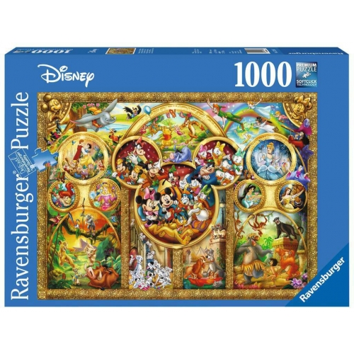 Disney - Puzzle Les plus beaux thèmes  (1000 pièces)