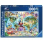 Disney - Puzzle carte du monde de  (1000 pièces)