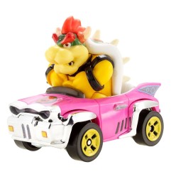 Super Mario - Mario Kart Hot Wheels véhicule métal 1/64 Bowser (Badwagon) 8 cm