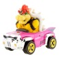 Super Mario - Mario Kart Hot Wheels véhicule métal 1/64 Bowser (Badwagon) 8 cm