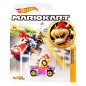 Super Mario - Mario Kart Hot Wheels véhicule métal 1/64 Bowser (Badwagon) 8 cm