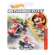 Mario Kart - Véhicule métal Hot Wheels 1/64 Mario (Standard Kart) 8 cm