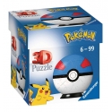 Pokémon - Puzzle 3D Pokéballs: Super Ball (54 pièces)
