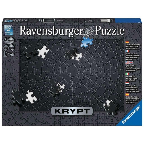 Autre - Puzzle Krypt Black (736 pièces)