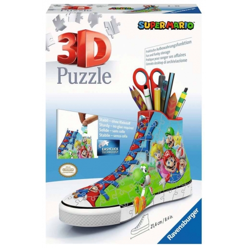 Super Mario - Puzzle 3D Sneaker (108 pièces)