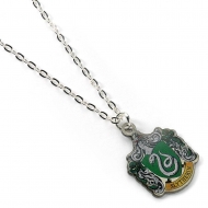 Harry Potter - Pendentif et collier plaqués argent Slytherin