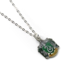 Harry Potter - Pendentif et collier plaqués argent Slytherin