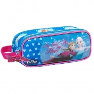 La Reine des neiges - Trousse double compartiments 21cm