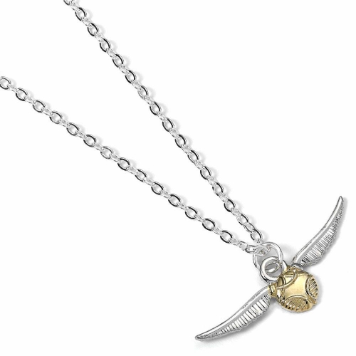 Harry Potter - Pendentif et collier plaqué argent Vif d'Or