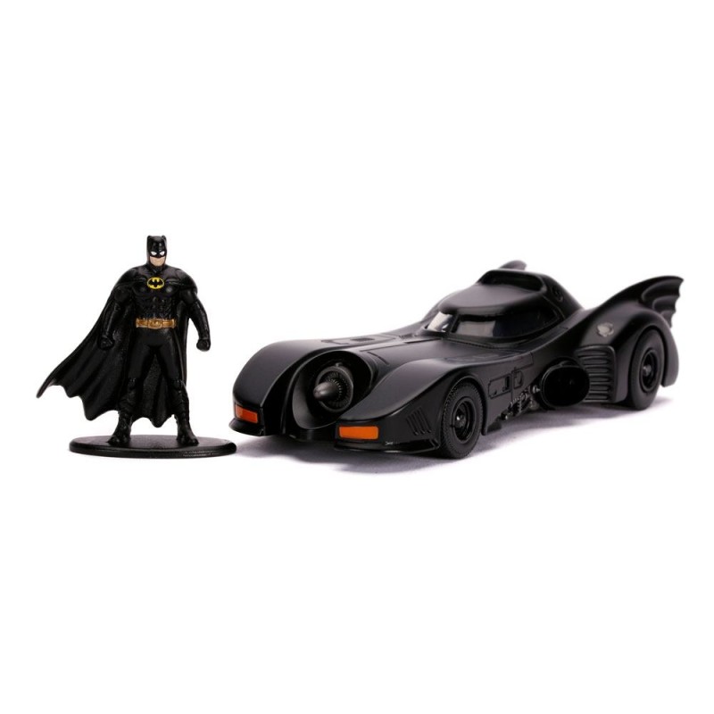 Batman - 1989 1/32 Hollywood Rides 1989 Batmobile métal avec figurine