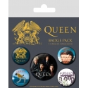 Queen - Pack 5 badges Classic
