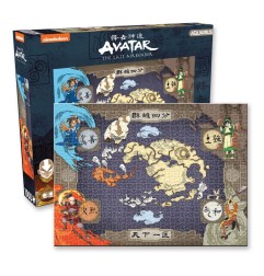 Avatar, le dernier maître de l'air - Puzzle Map (1000 pièces)