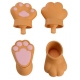 Original Character - Accessoires pour figurines Nendoroid Doll Animal Hand Parts Set (Brown)