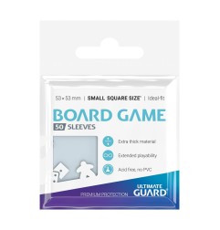 Ultimate Guard - 50 pochettes Premium Sleeves jeux de plateau au format petit carré