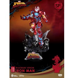 Marvel - Comics diorama PVC D-Stage Maximum Venom Iron Man Special Edition 16 cm