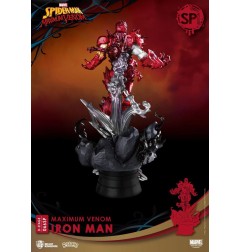 Marvel - Comics diorama PVC D-Stage Maximum Venom Iron Man Special Edition 16 cm