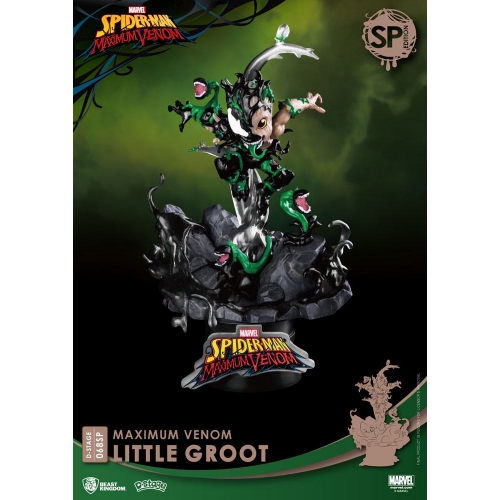 Marvel Comics - Diorama D-Stage Maximum Venom Little Groot Special Edition 16 cm