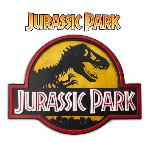 Jurassic Park - Panneau métal Logo Jurassic Park