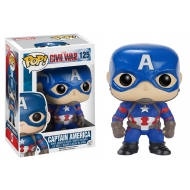 Captain America - Figurine POP! Bobble Head Captain America 10 cm