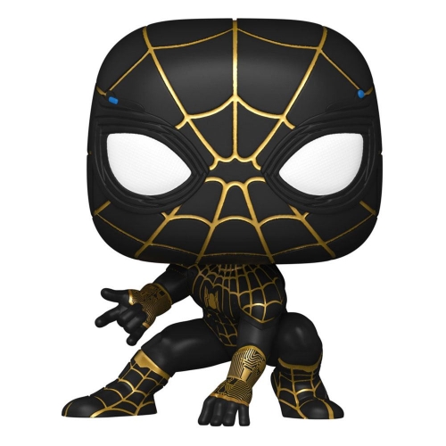 Spider-Man: No Way Home - Figurine POP! Spider-Man (Black & Gold Suit) 9 cm