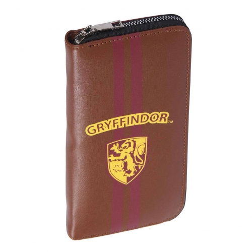 Harry Potter - Porte-monnaie / étui à cartes de visite simili cuir Gryffindor