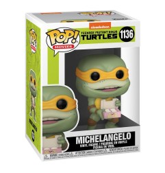 Tortues Ninja - Les  POP! Movies Vinyl figurine Michaelangelo 9 cm